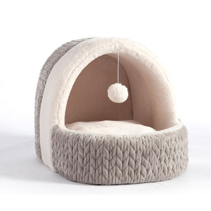 Four Seasons Universal Cat Bed Semi-enclosed Dog Kennel