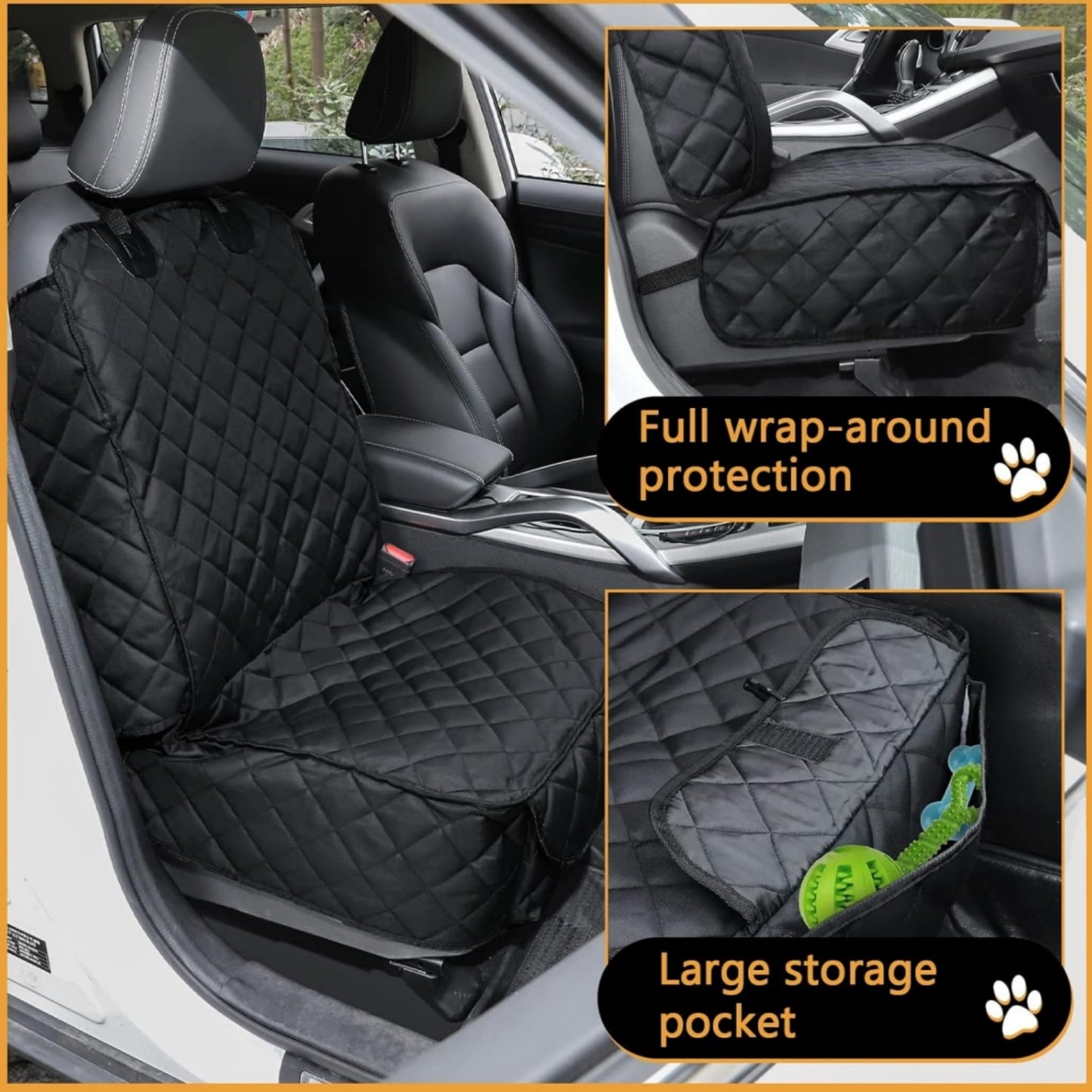 DOg Car Seat Cover, Waterproof Pet Front Seat Cover