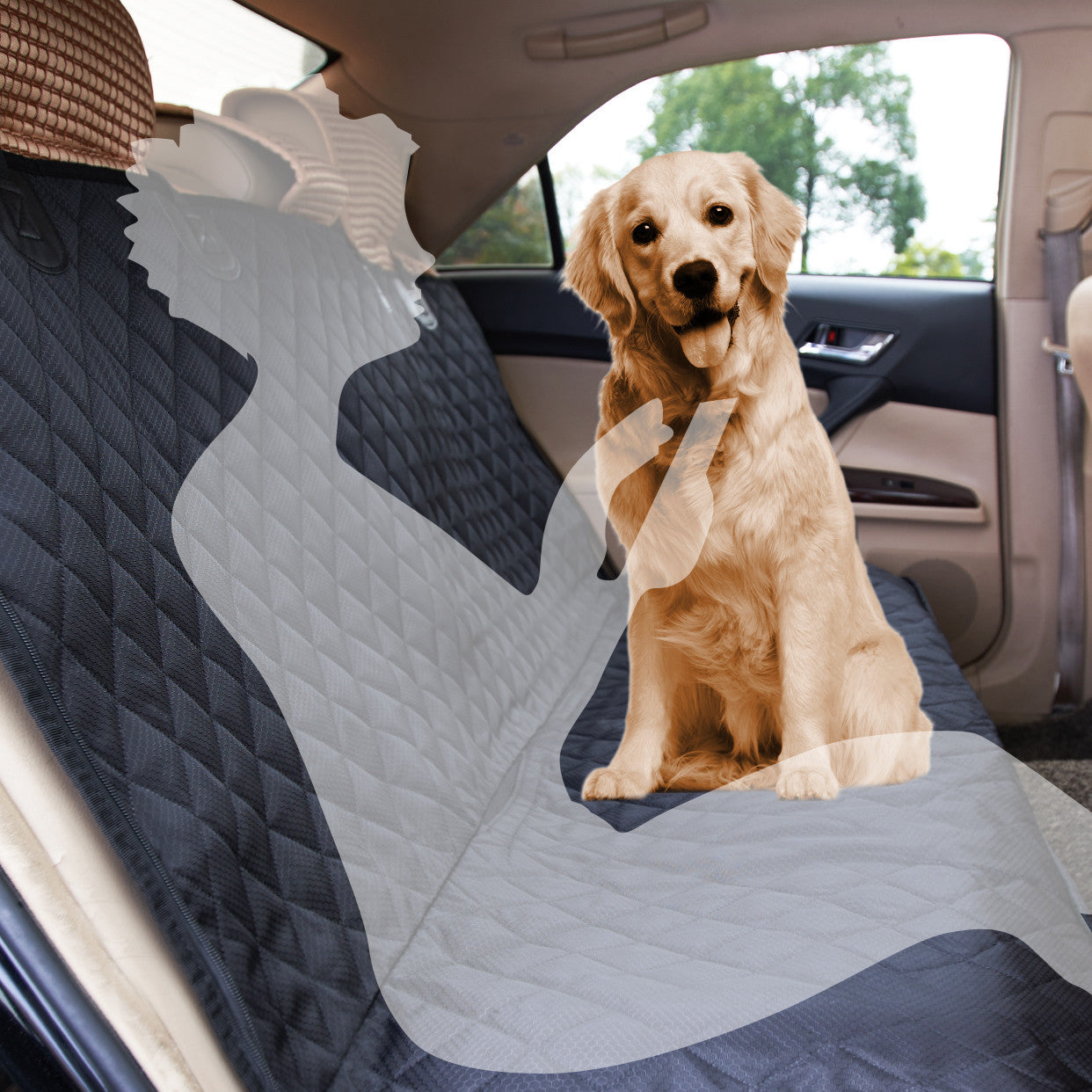 Waterproof And Anti-dirty Car Rear Row Pet Mat