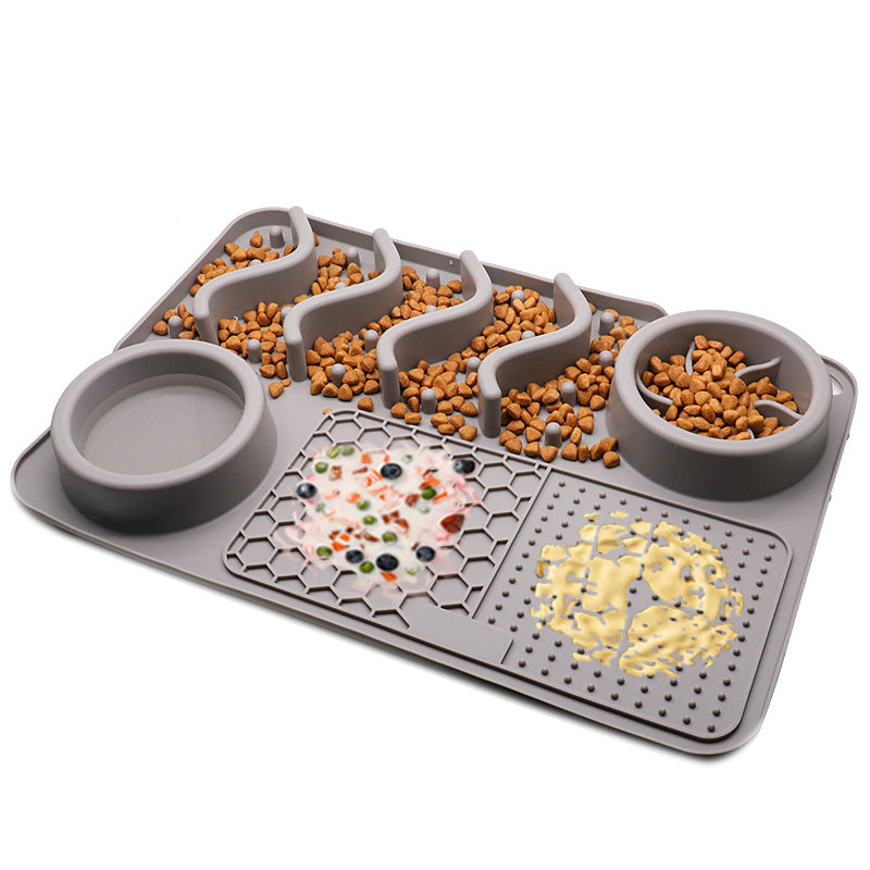 Dog Silicone Licking Pad Pet Licking Mat Silicone Smelling Mat