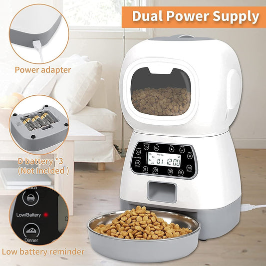 Smart APP Pet Feeder Cat And Dog Food Automatic Dispenser