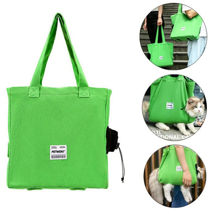 Large Capacity Pet Cat Bag Multifunctional Breathable Dog Canvas