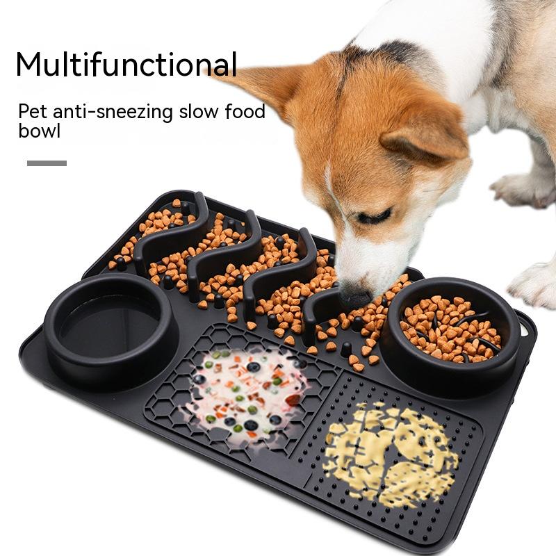 Dog Silicone Licking Pad Pet Licking Mat Silicone Smelling Mat