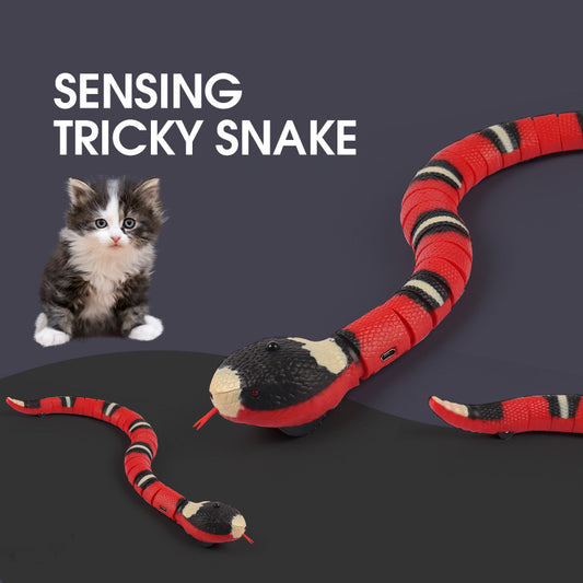 Smart Sensing Interactive Cat Toys Automatic Eletronic Snake Cat