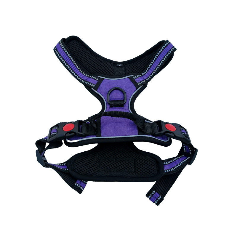 Dog Traction Chest Harness Leash Vest