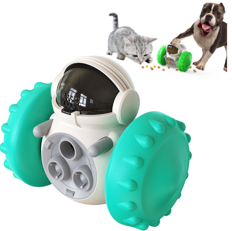 Cat And Dog Toys Slow Food Interactive Balance Car Multifunctional