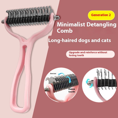 Pets Fur Knot Cutter Dog Grooming Shedding Tools