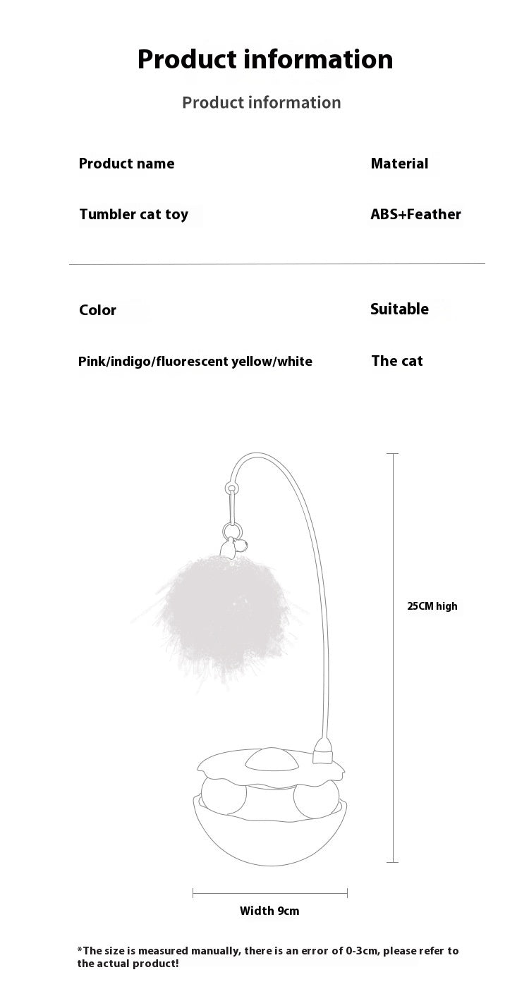 Cat Interactive Toy Funny Tumbler Toy Kitten Exercise Catching