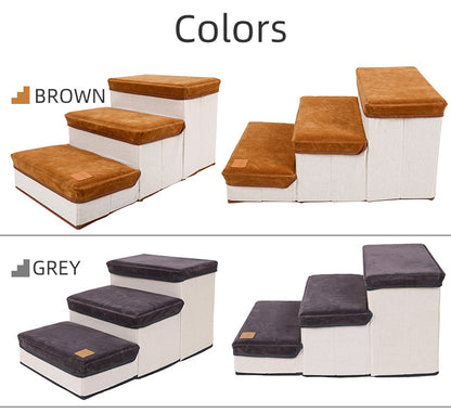Pet Stairs For Couch And High Beds Folding Steps