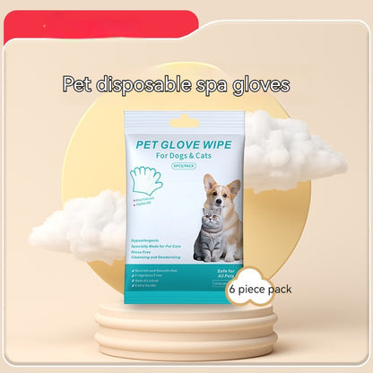 Pet Disposable Gloves Dog Cleaning Dry Cleaning Gloves
