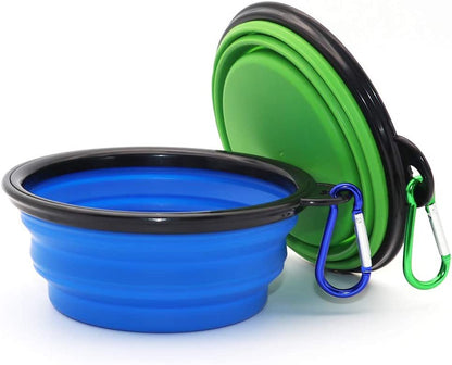 350 And 1000ML Dog Bowls Folding Silicone