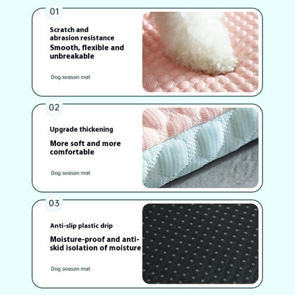 Dog Bed Breathable Cooling Spring Summer Pet Sleeping Mat