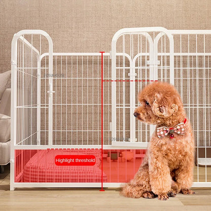 Modern Simple Wrought Iron Pet Fence Dog Cage