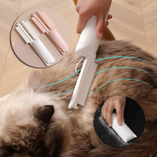 Pet Groomer Pet Hair Removal Brush Cat Grooming Brush Massage