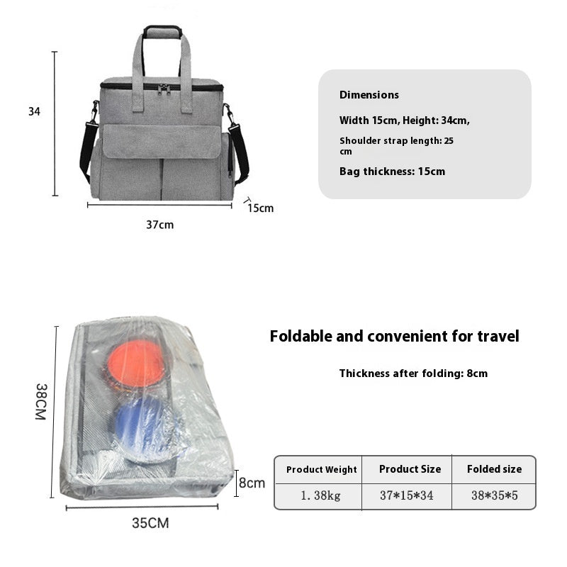 Dog Travel Bag Kit Pet Bag Out Travel Convenient Large-capacity Backpack Outdoor