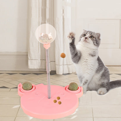 Pet Feeder Cat Toy Pets Leaking Food Ball Self-Playing Tumbler