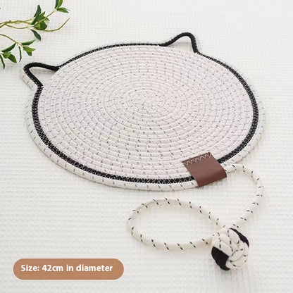 Braided Cotton Rope Cat Claw Mat Self Hi Ball One Piece Sleeping Mat