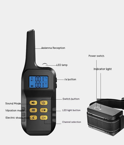 Dog Barking Prevention Automatic Bark Stopper Electric Shock Training Waterproof Collar