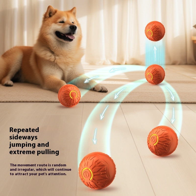 Pets Electric Jumping Ball Automatic Dog-teasing Luminous Pet