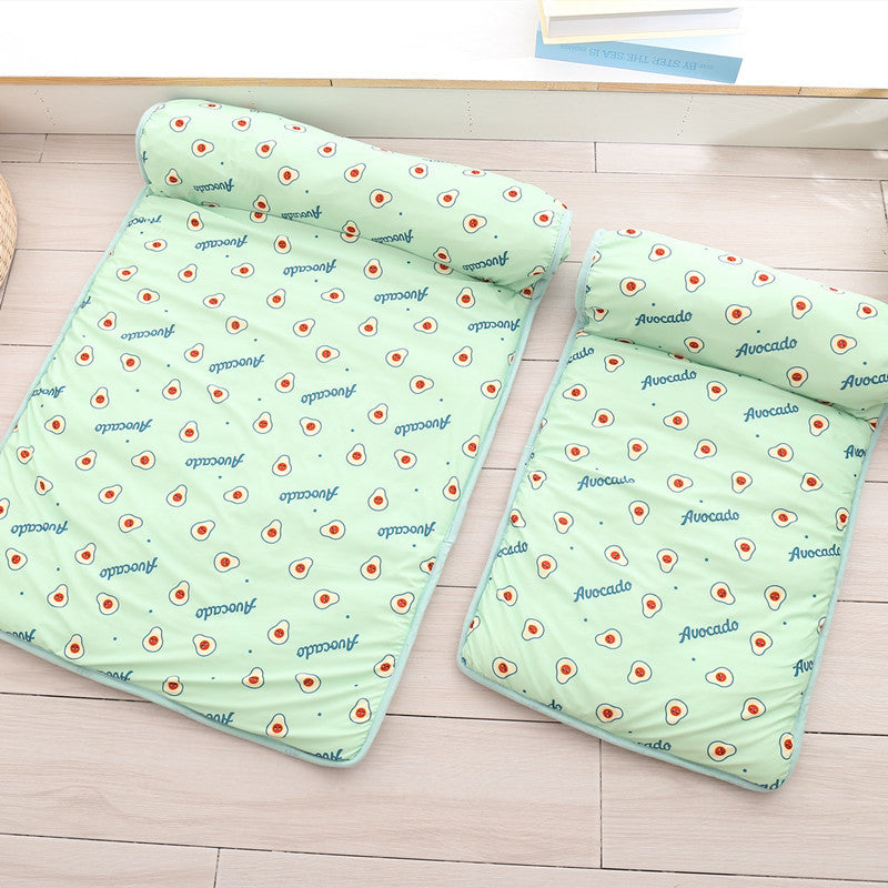 Cool Dog Mat Summer Pet Blanket Cooling Breathable Cat Bed