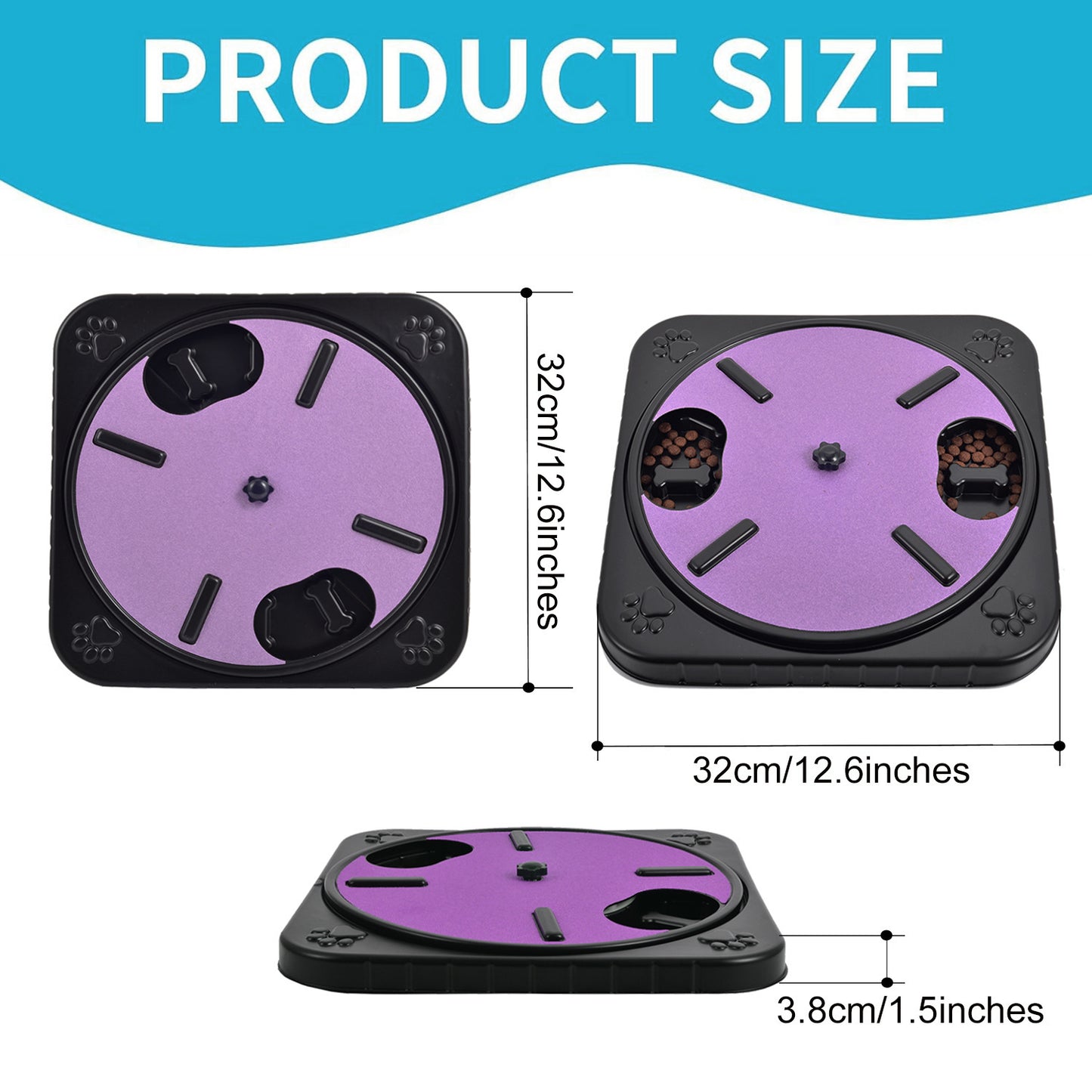 Cat Dog Scratch Board For 360 Rotating Pets