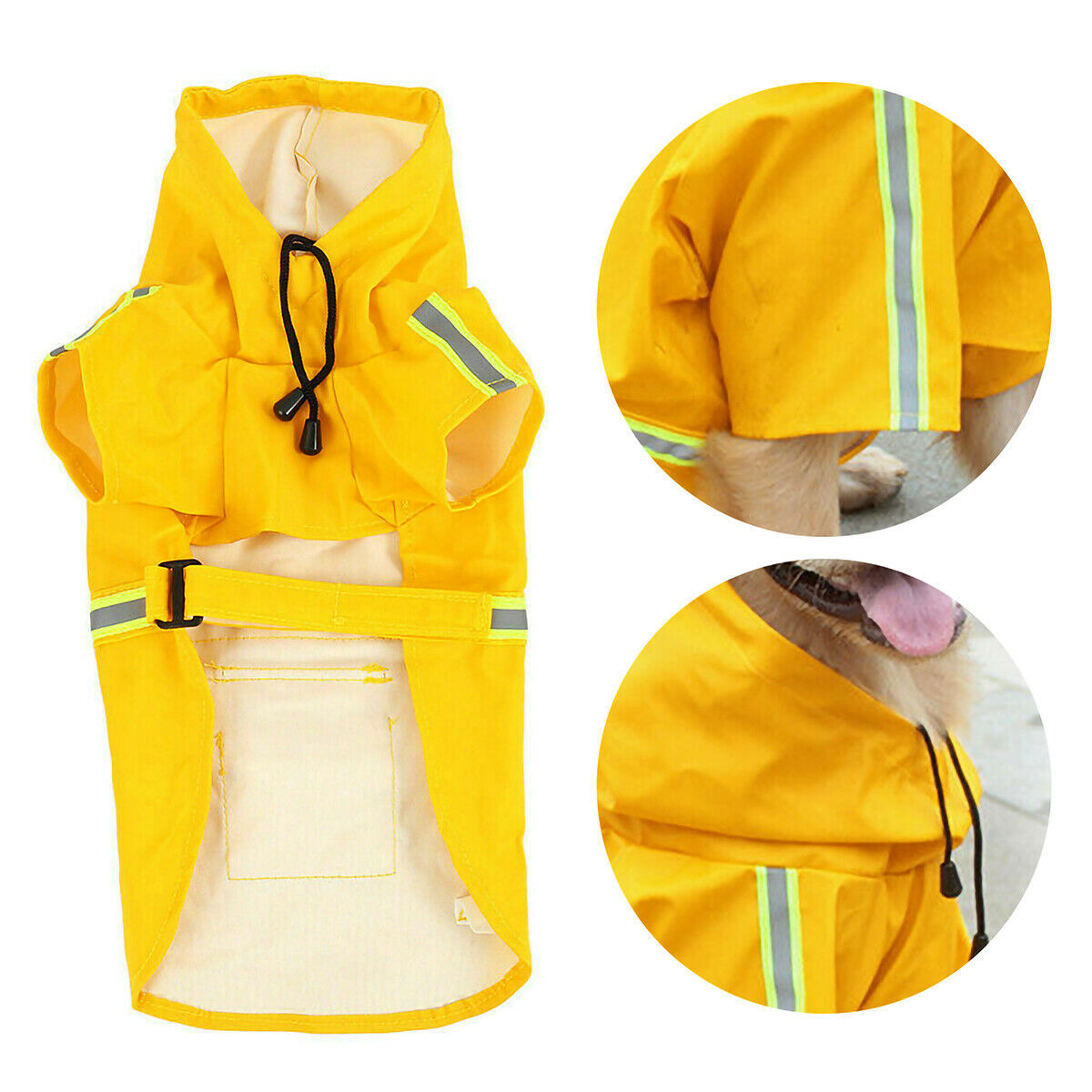 Dog Raincoat Waterproof Dog Rain Jacket