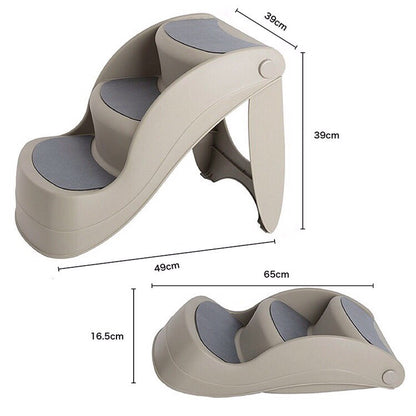 New Pet Stair Steps Plastic Folding Non-slip