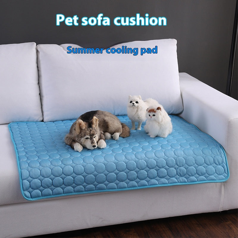 Dog Cooling Mat Summer Pets Cold Bed Durable Ice Pad