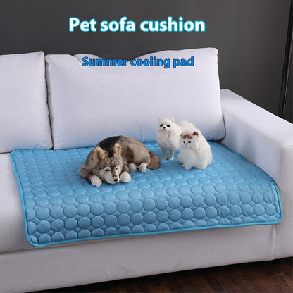 Dog Cooling Mat Summer Pets Cold Bed Durable Ice Pad