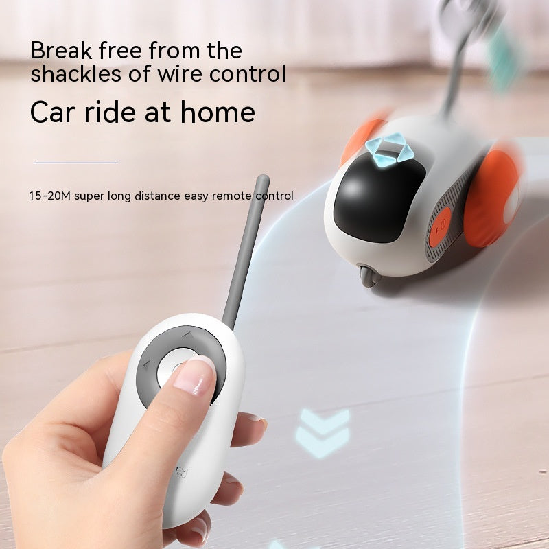 Remote Control Interactive Cat Car Toy USB Charging Chasing