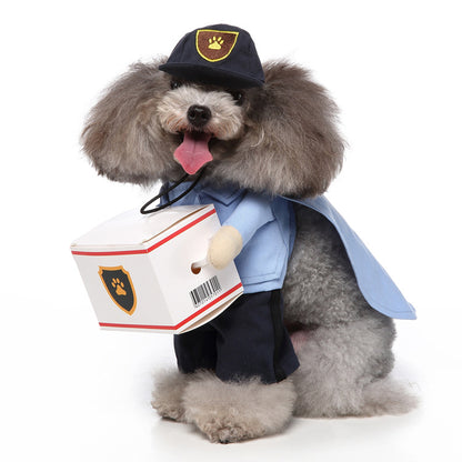 Cosplay Pet Supplies Standing Outfit Funny Dog Clothes