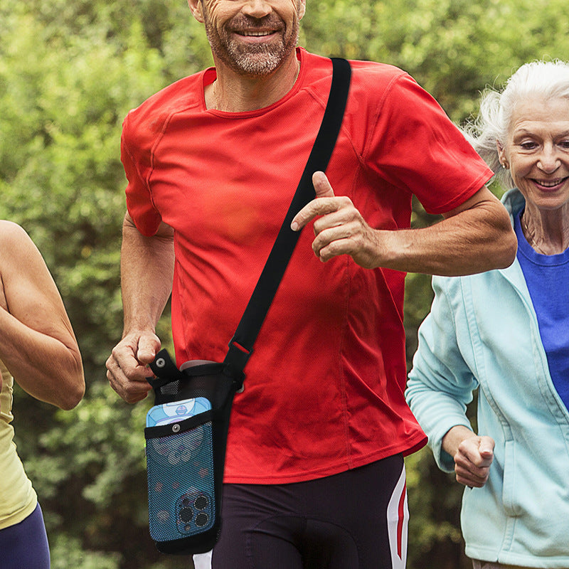 Water Bottle Holder Water Bottle Carrier With Adjustable Shoulder Strap