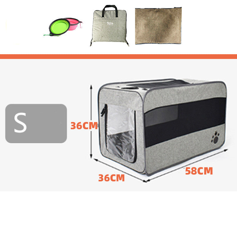 Pet Travel Carrier Bag Portable Pet Bag Folding Fabric Pet Carrier