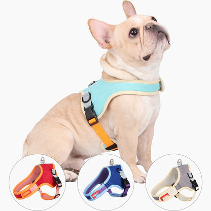 Saddle Undershirt Type Puppy Chest Back Reflective Dog Harness Dog Leash