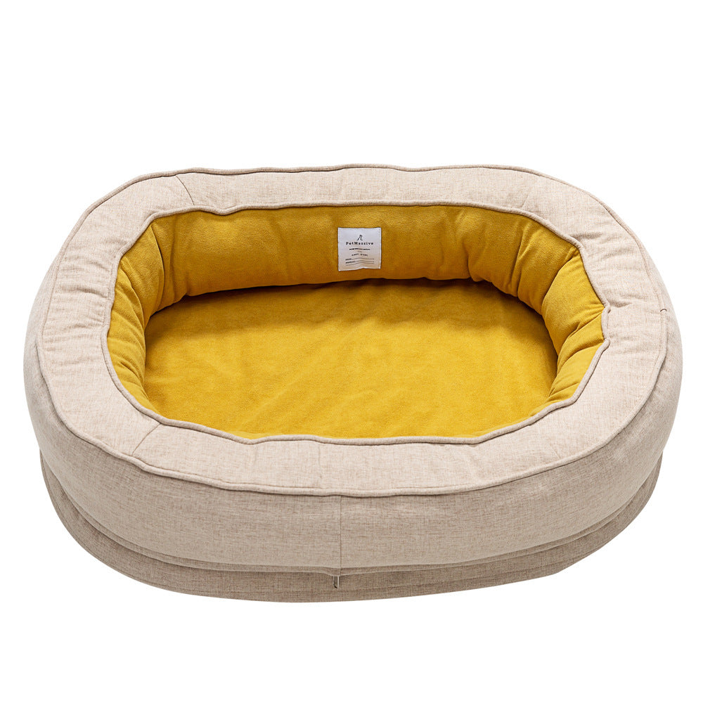 Warm Removable Washable Waterproof Sponge  Cat  Dog Bed Mat