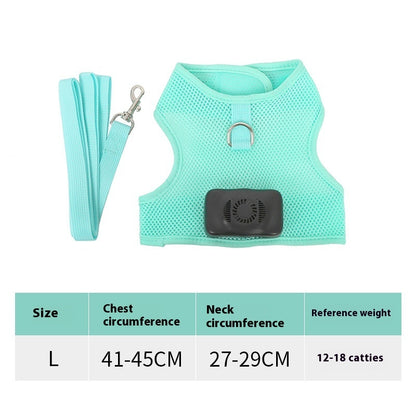 Dog Vest Chest Strap Cooling And Breathable With Air Conditioner