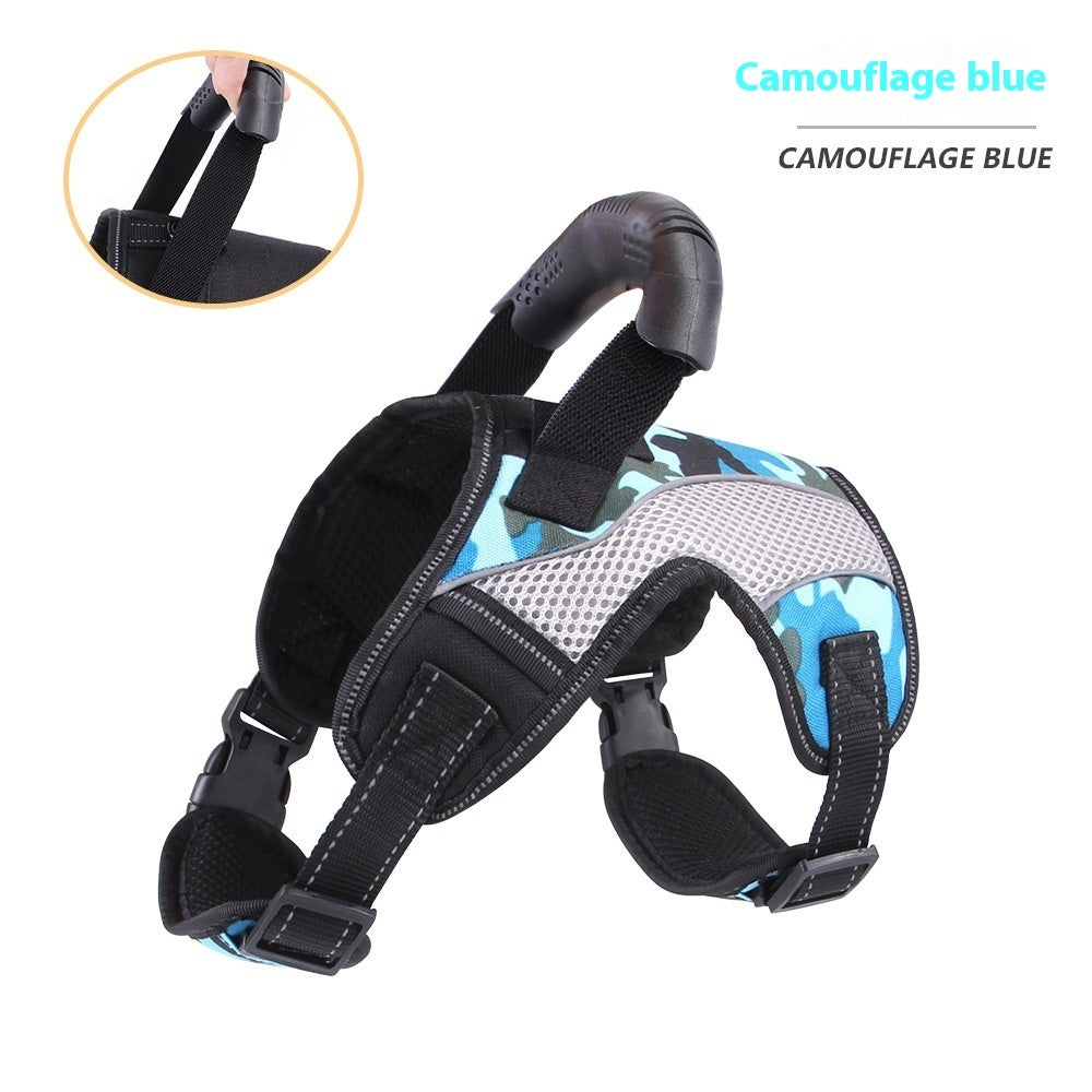 Pet Harness Medium To Large Dogs Anti-punching Breathable