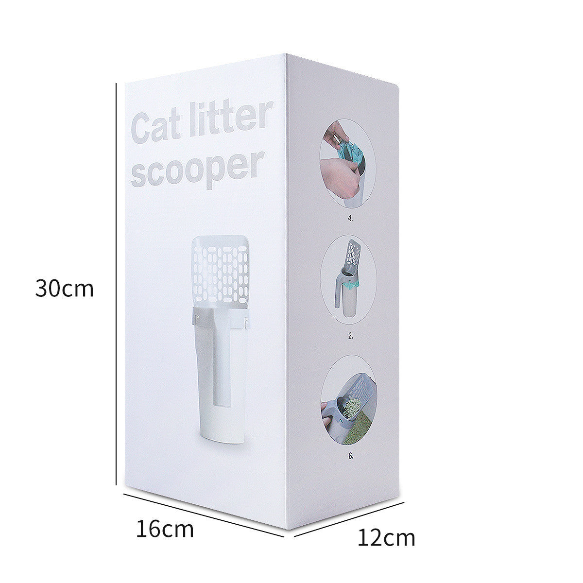 Plastic Cat Litter Scoop Pet Care Sand Waste Scooper