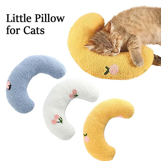 Little Pillow For Cats Neck Protector Deep Sleep Puppy U-Shaped Pillow