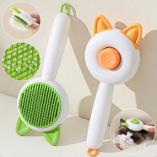 Pet Dog Brush Cat Comb Self Cleaning Pet Hair Remover Brush