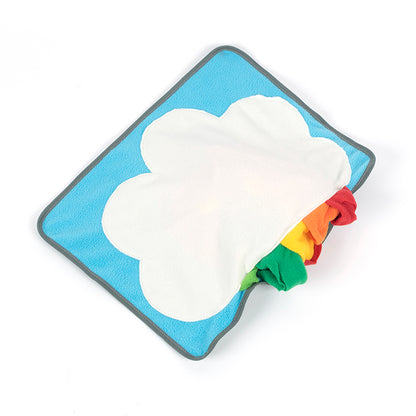 Pet Rainbow Enrichment Mat Dog Play Snuffle Mat