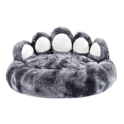 Thickened Warm Kennel For Pets With Bear Paw Shape House - Teddy Kennel