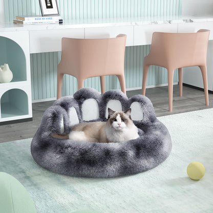 Thickened Warm Kennel For Pets With Bear Paw Shape House - Teddy Kennel