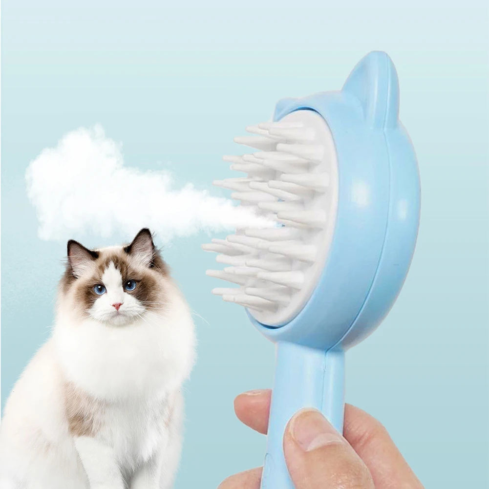 Hair Cleaning Brush With Mist Multifunctional Cat Grooming