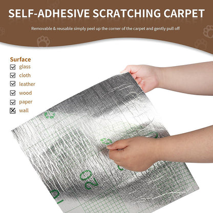Self-Adhesive Carpet Cats Scratch Board Wall Anti Cat Scratch