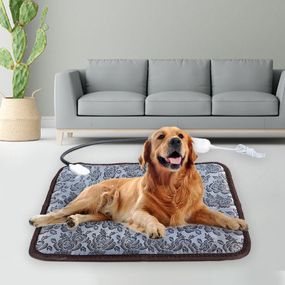 Pet Heating Pad For Dog Cat Heat Mat Indoor Electric Dog Heated