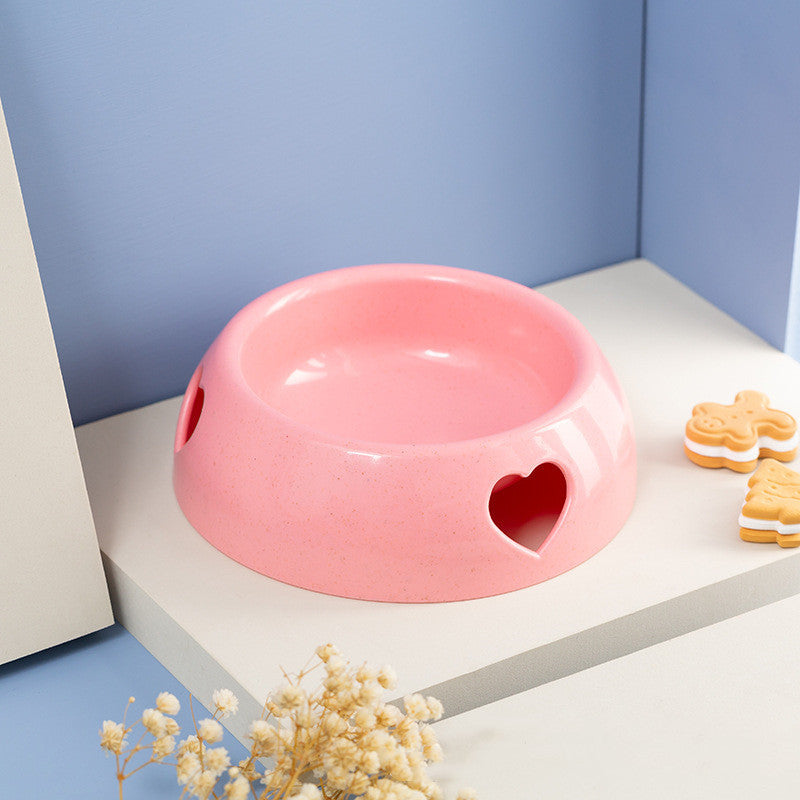 Fashion Pet Plastic Love Single Bowl