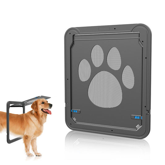 Paw Print Anti-bite Screen Door For Medium And Large Dogs