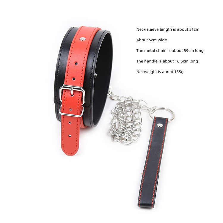 Neck Scarf Male And Female Pet Collar With Drag Chain