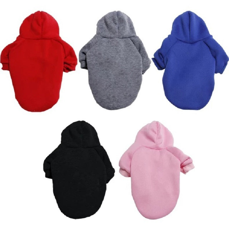 Solid Color Dog Clothes Pet Clothing Apparel Sweaters